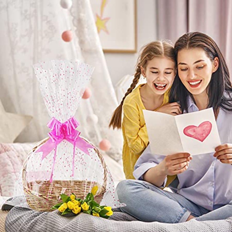 Large Cellophane Bags, Heart C - Cellophane Wrap Clear avis et prix