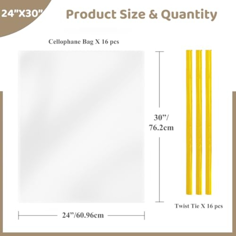Cellophane Wrap for Gift Baske - Cellophane Wrap Clear avis et prix