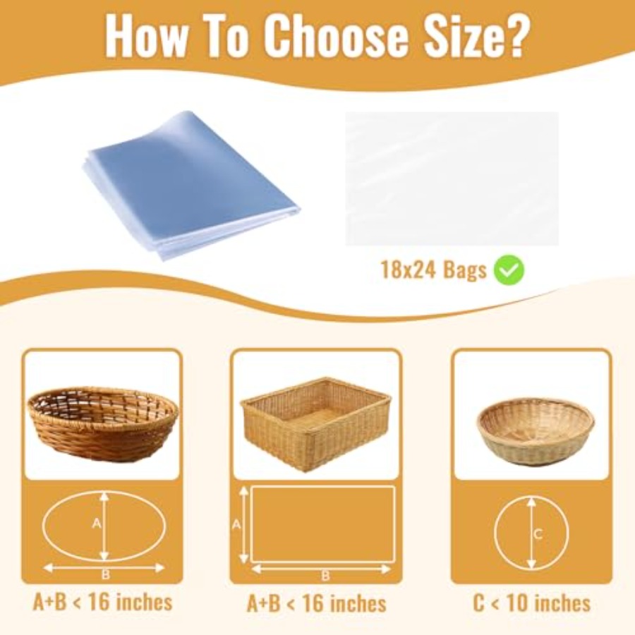 Shrink Wrap Bags for Christmas - Cellophane Wrap Clear avis et prix
