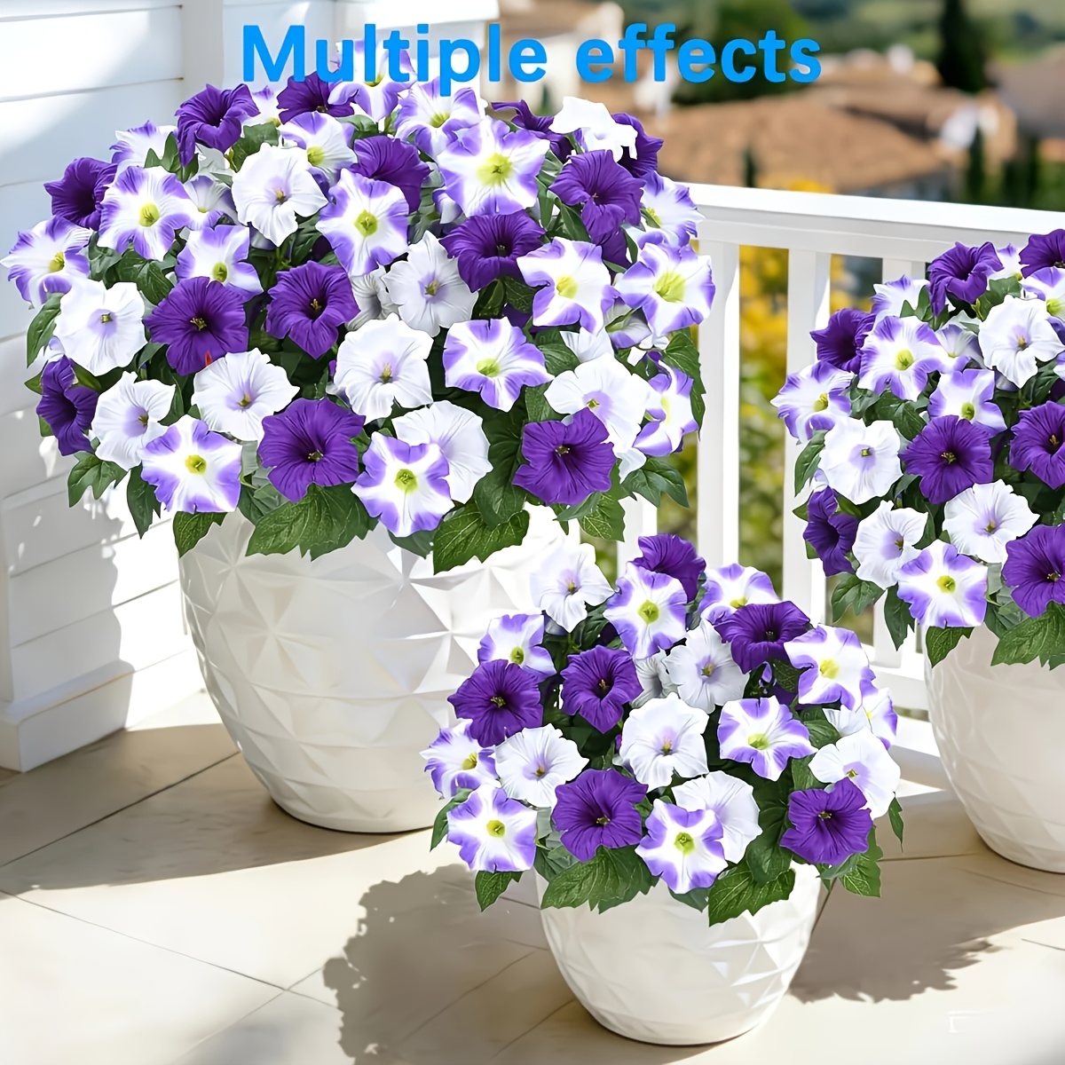4 Bunches of Artificial Mornin - Dried Flower Bunch avis et prix