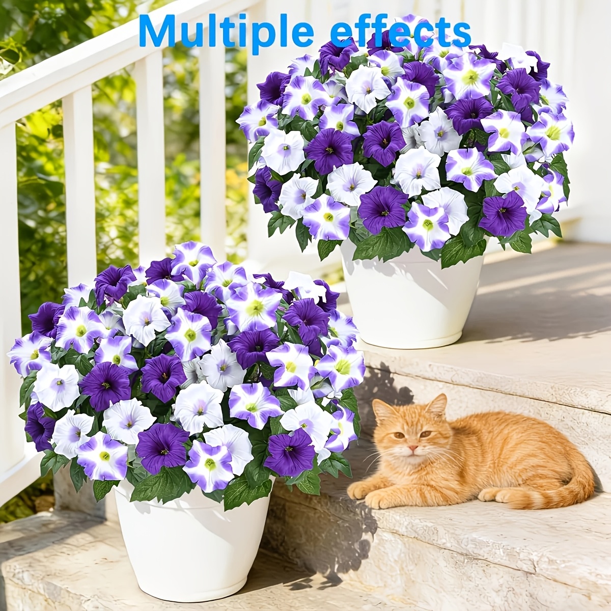 4 Bunches of Artificial Mornin - Dried Flower Bunch avis et prix