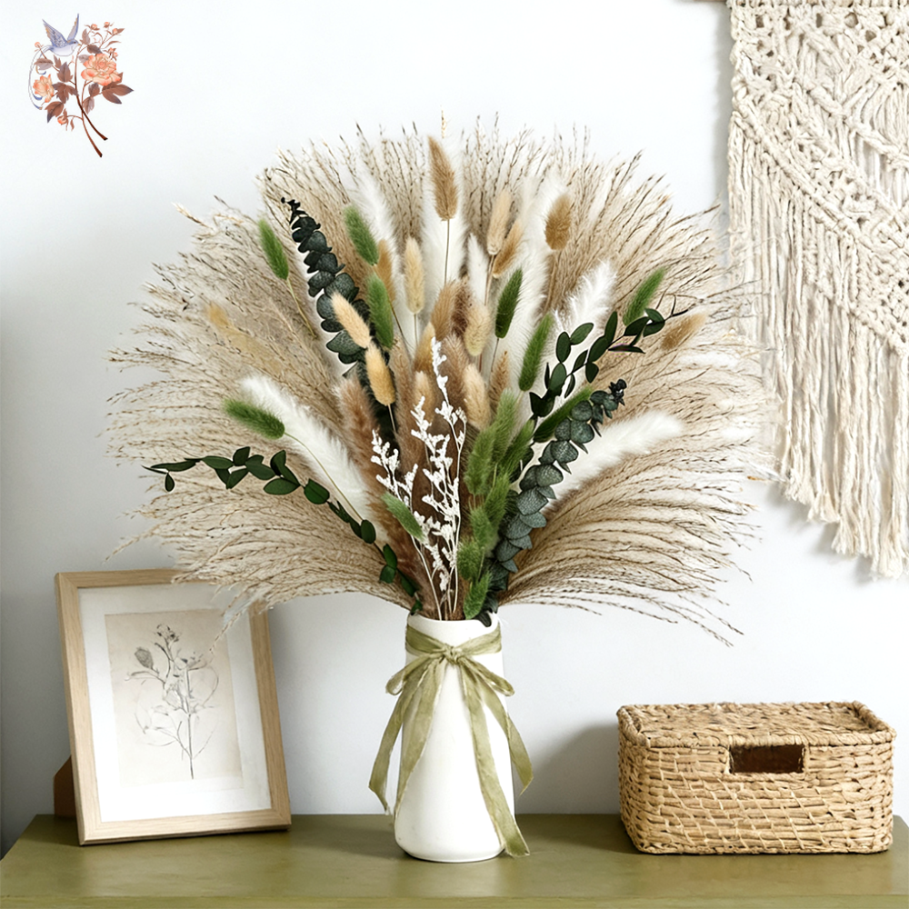 85PCS Natural Dried Flowers Pa - Dried Flower Bunch avis et prix