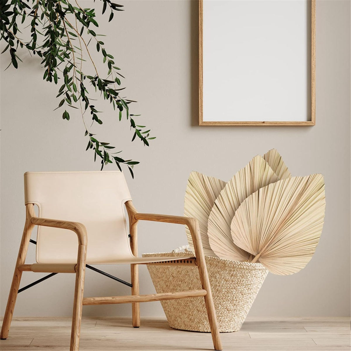 New 6PCS Dried Palm Leaves Nat - Palm Leaf Dried avis et prix