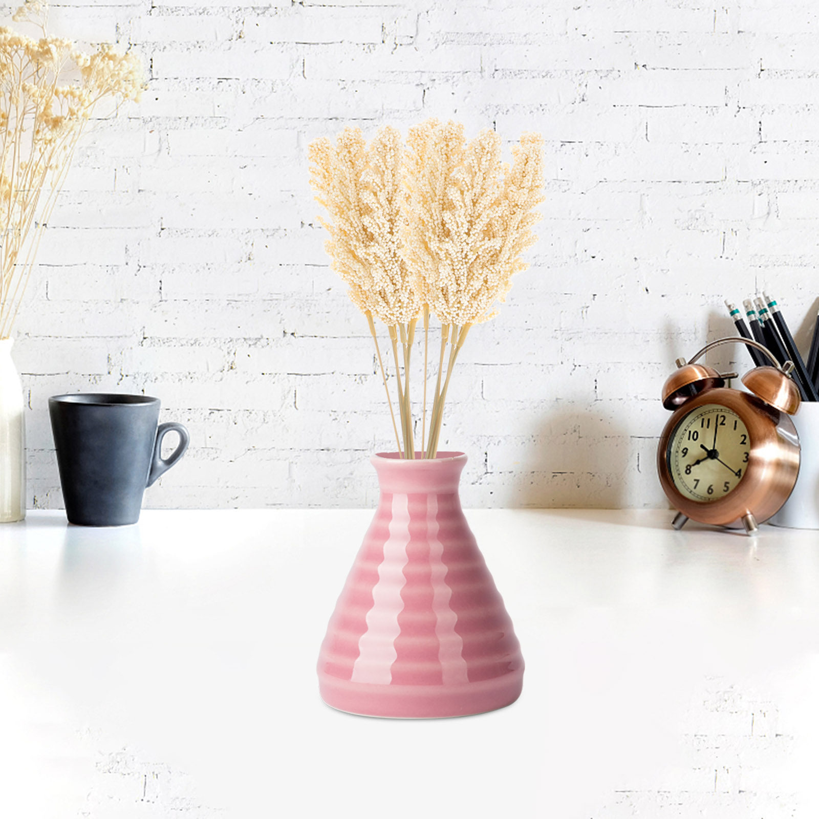 2 Bunches Artificial Wheat Ste - Dried Flower Bunch avis et prix