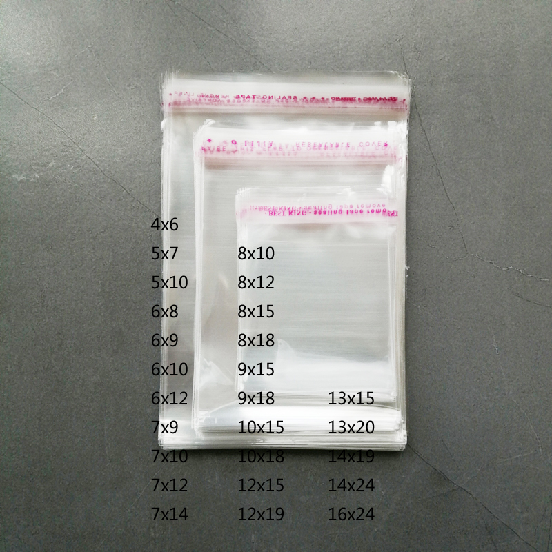 1000pcs Transparent Bag Clear  - Cellophane Wrap Clear avis et prix